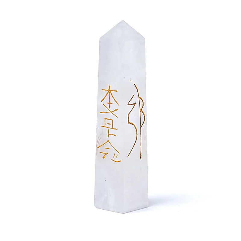 Rock Crystal Obelisk Reiki